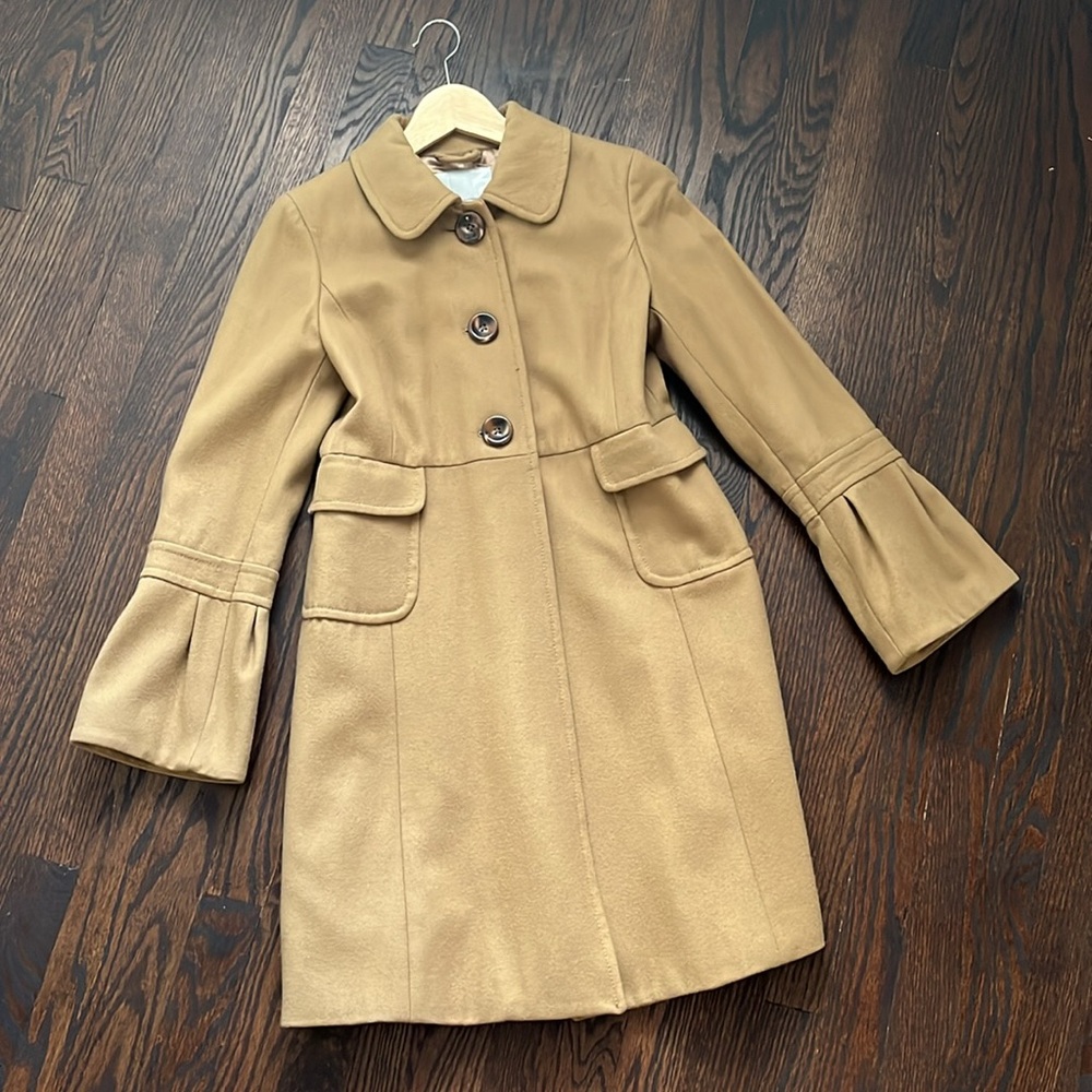 Old Navy camel wool peacoat size small
